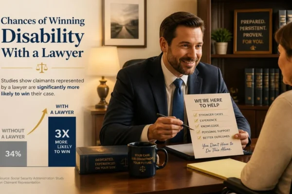 Chances of Winning Disability With a Lawyer: SSA Data, Fees, and What Improves Your Case