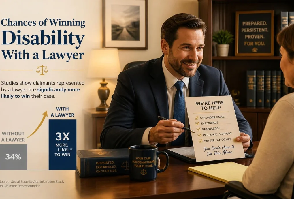 Chances of Winning Disability With a Lawyer
