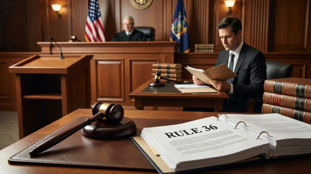 Rule 36 Explained: Understanding Requests for Admission, Filing and Response Deadlines, Legal Objections, Consequences, and Effects on Litigation